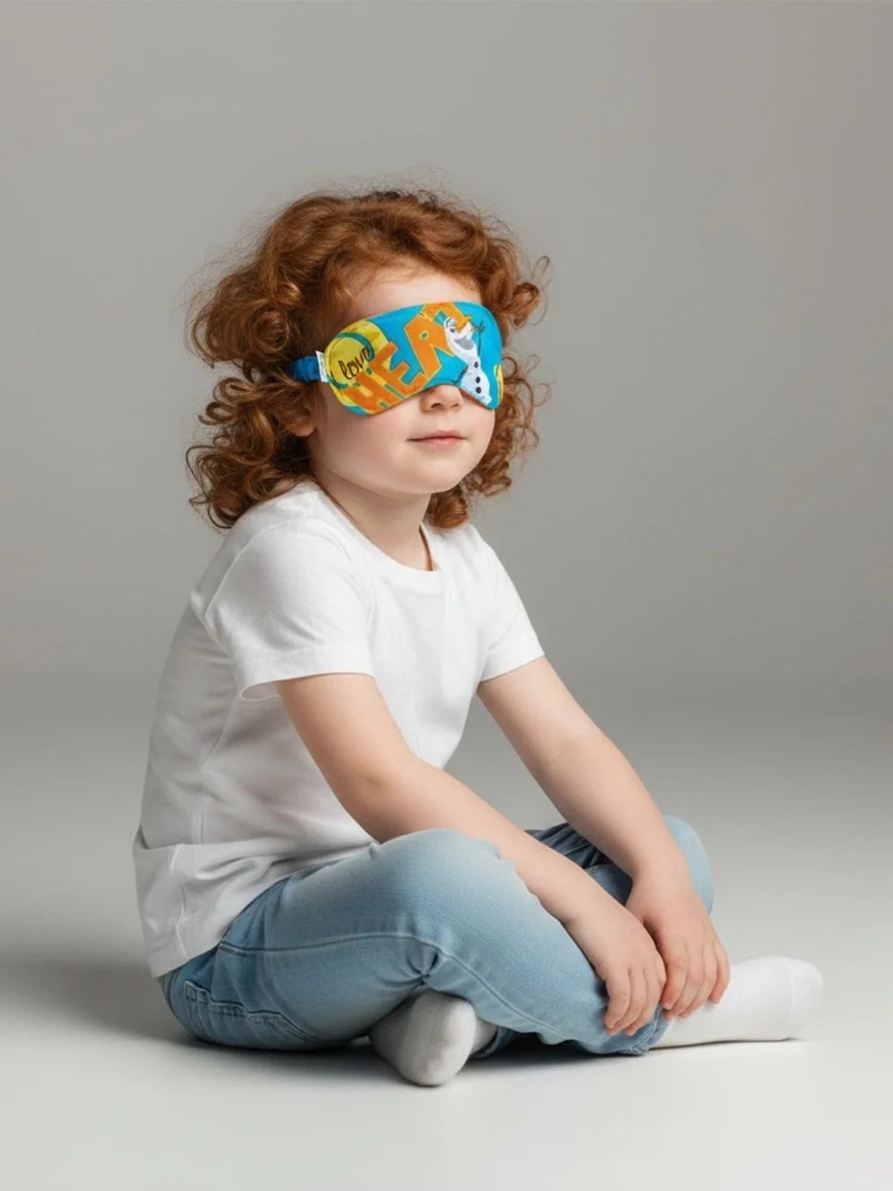 Frozen Olaf Print Kids Sleep Mask